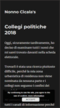 Mobile Screenshot of nonnocicala.it