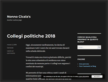 Tablet Screenshot of nonnocicala.it